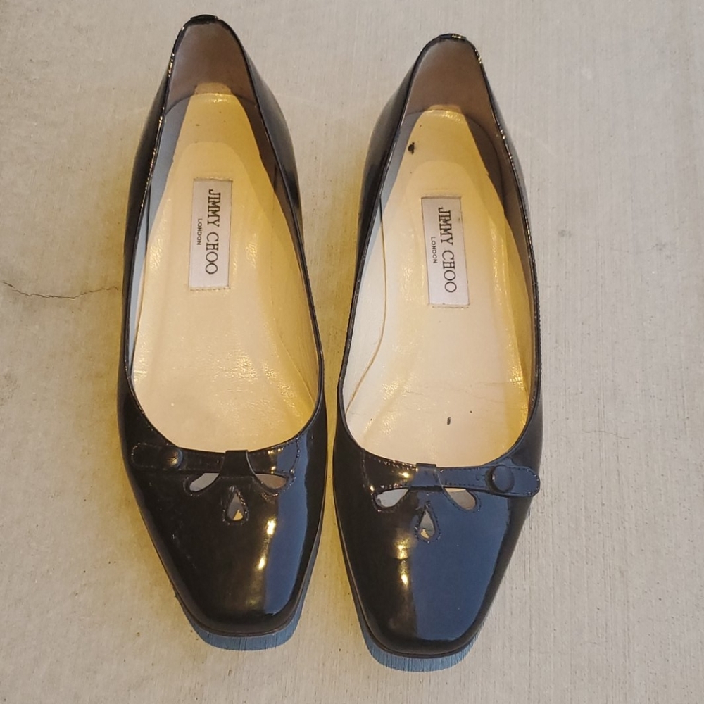 Jimmy Choo black flats
